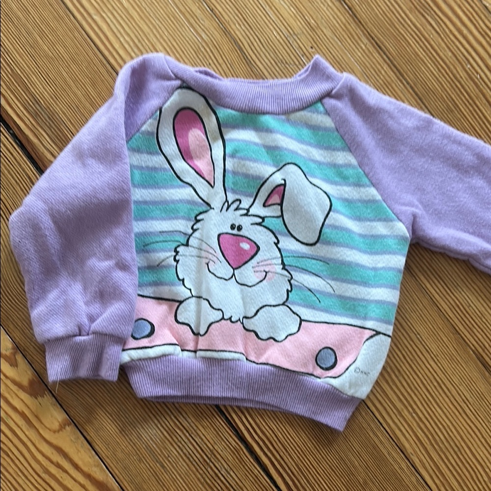 Vintage baby Easter Sweatshirt 6 months